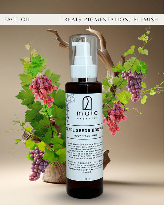 Grape seeds oil