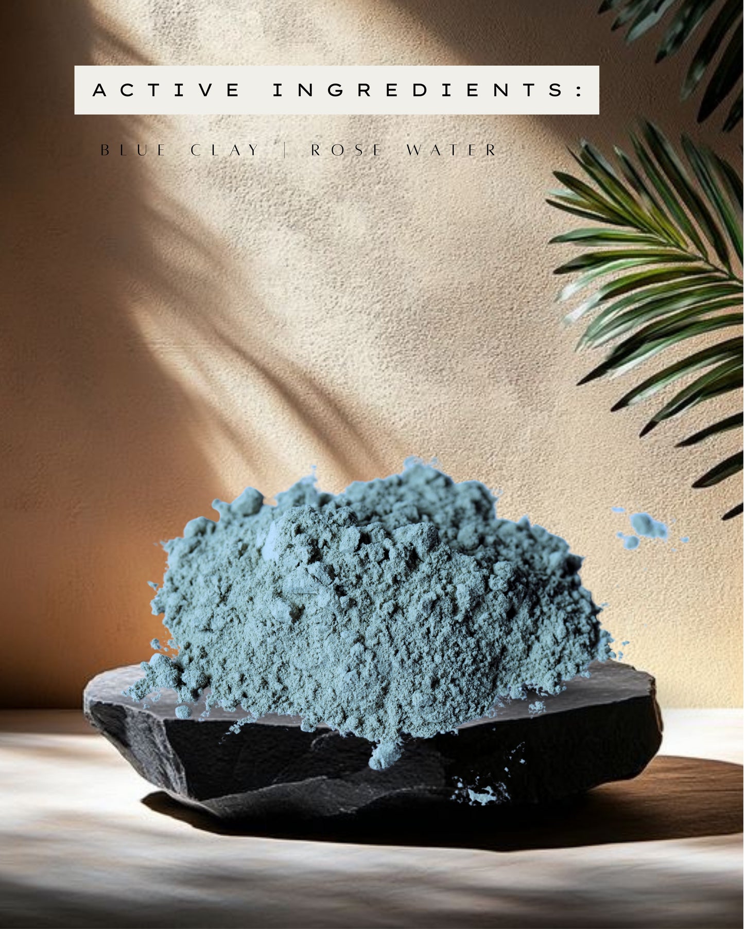 Cambrian Blue clay face mask
