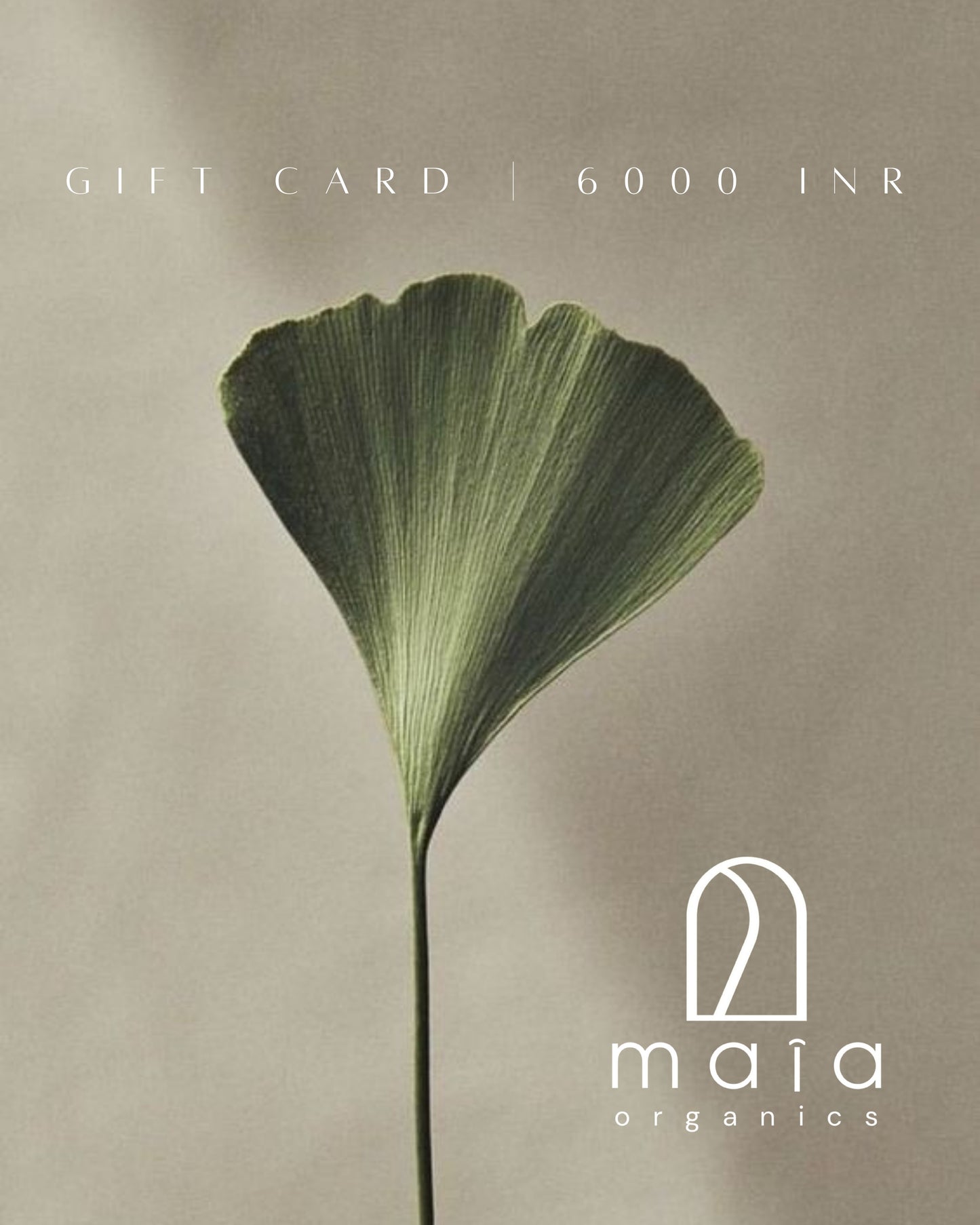 Gift card | 6000 inr